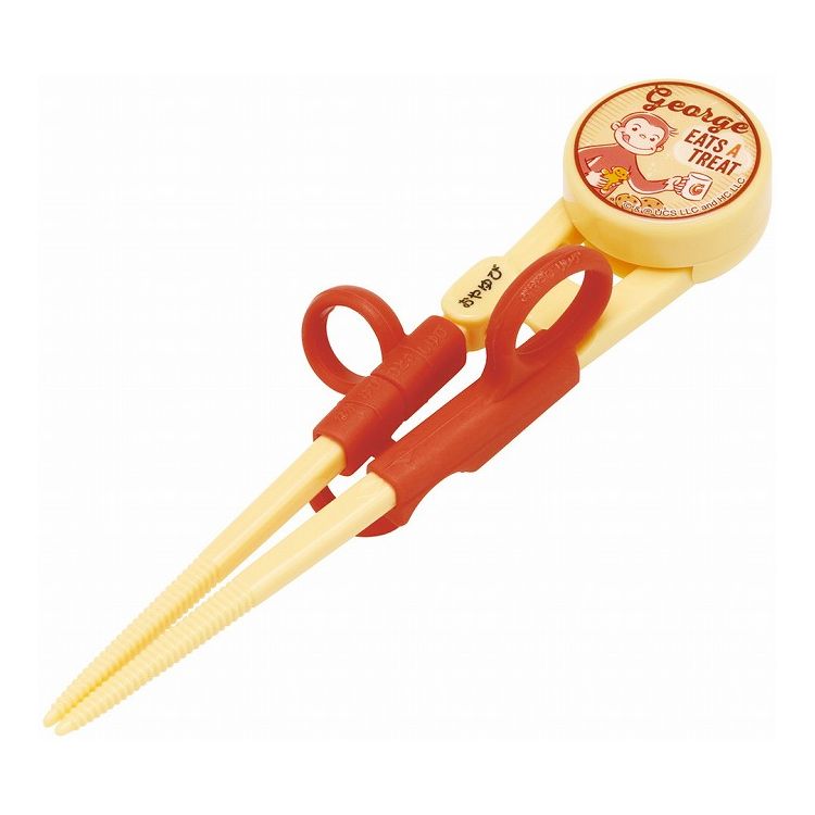 おさるのジョージ デラックス トレーニング箸 練習箸 14cm しつけ箸 練習 箸デビュー ADXT1 かわいい ..