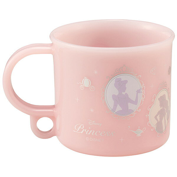 リコメン堂のプリンセスシルエット 銀イオン抗菌 食洗器対応 プラコップ プリンセスシルエット スケーター Skater KE5AAG キャラクター 可愛い かわいい｜アングル2