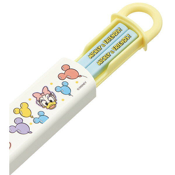 リコメン堂のミッキー&フレンズ 風船 銀イオン抗菌 子供用 箸 箸箱セット ミッキー&フレンズ 風船 スケーター Skater ABS2AMAG キャラクター 可愛い かわいい｜アングル2