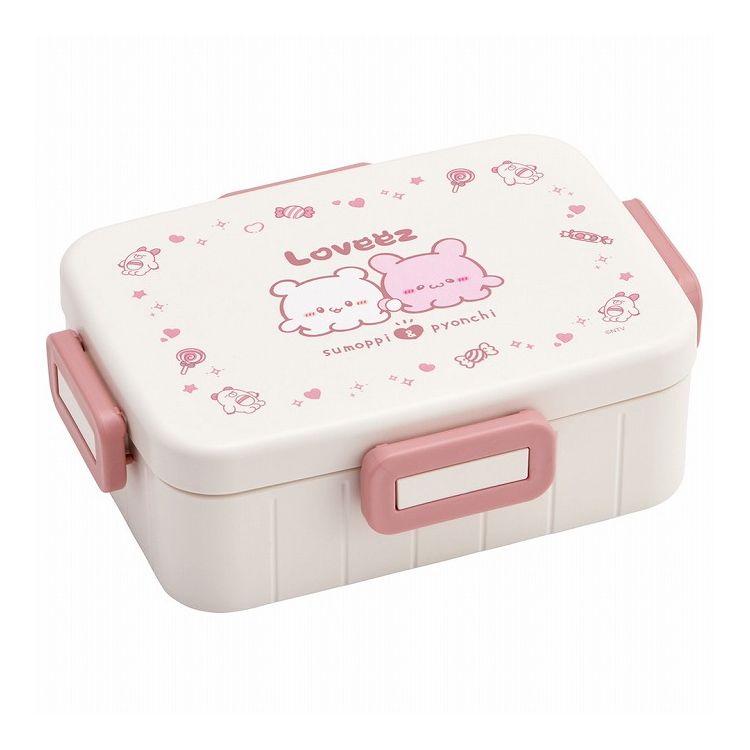 Other - らぶいーず 弁当箱 ランチ ランチボックス 650ml 銀イオン 4点ロック 弁当 ランチ キャラクター かわいい YZFL7AG スケーター skater