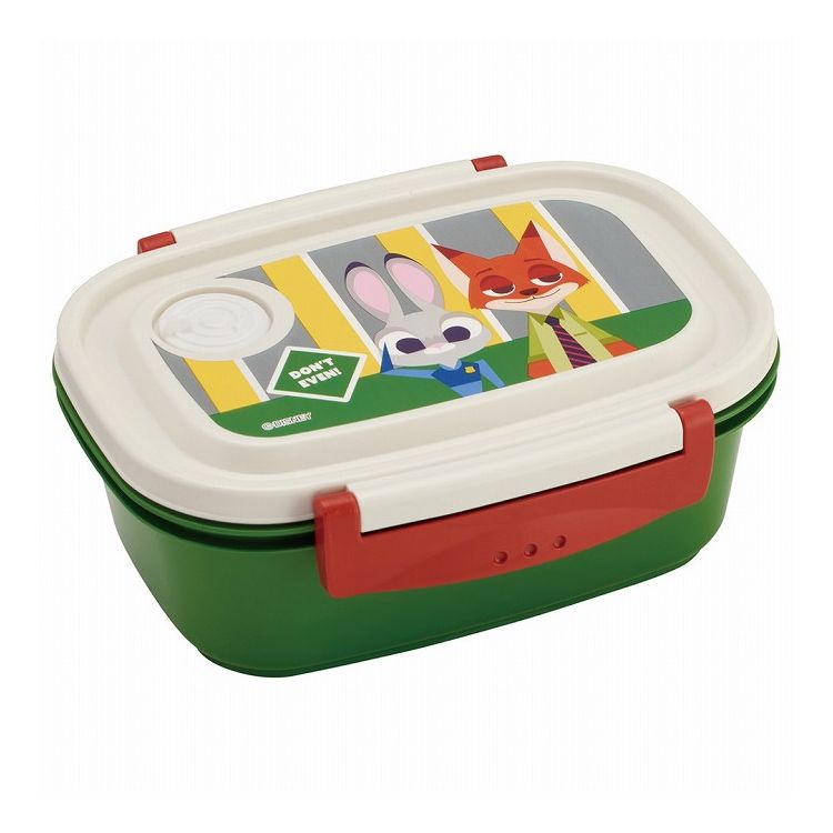 ディズニー ズートピア 弁当箱 550ml ワッペン 冷凍 電子レンジ可 エアバブル付 ラ...