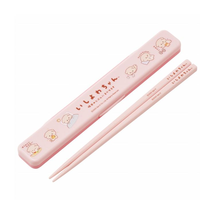 いしよわちゃん 箸 箸箱 セット カチカチ鳴らない ABC3 キャラクター スケーター skater