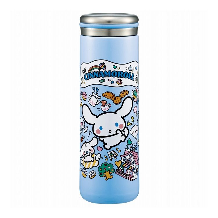 サンリオ sanrio シナモロール サンリオ sanrio 大好きな日々 ステンレス マグ ボトル 水筒 280ml 保温 保冷 真空二重構造 直飲み おしゃれ STX3 スケーター skater【送料無料】