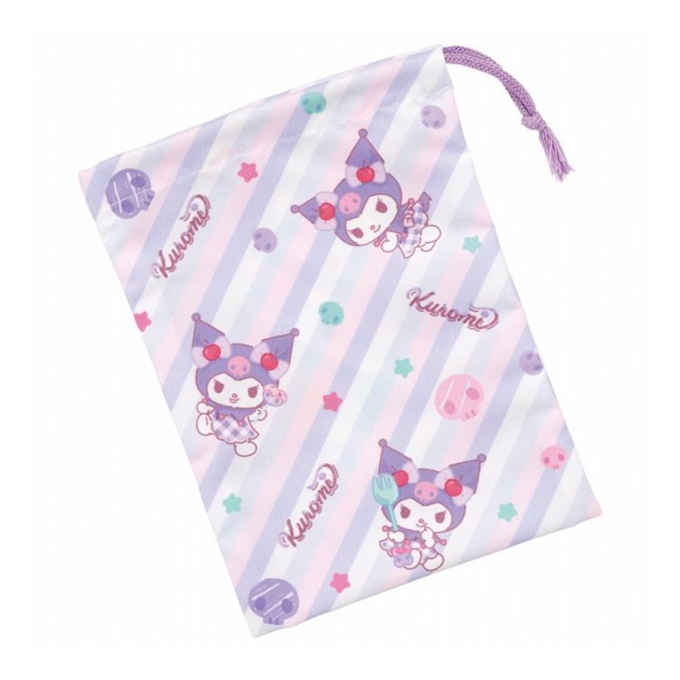 サンリオ sanrio クロミ FancySnacksSweets コップ袋 巾着袋 コップ入れ 保育園 幼稚園 小学校 子供 給食袋 KB63SN キャラクター スケーター skater