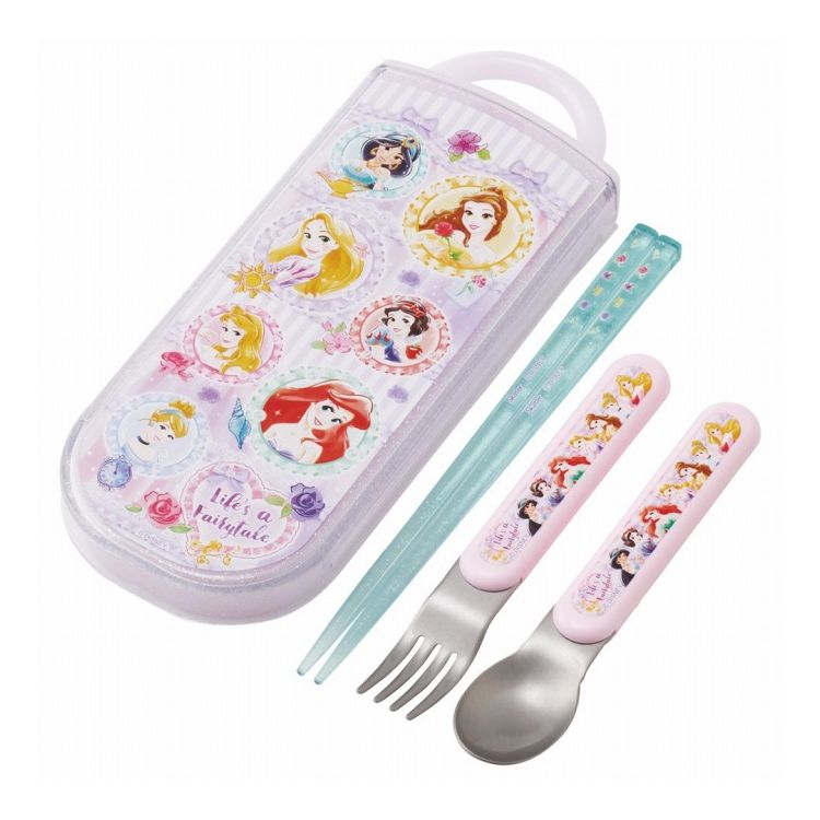 ディズニー disney プリンセス 2026 子供用 キッズ トリオセット 箸 スプーン フォーク TACC2 キャラク..