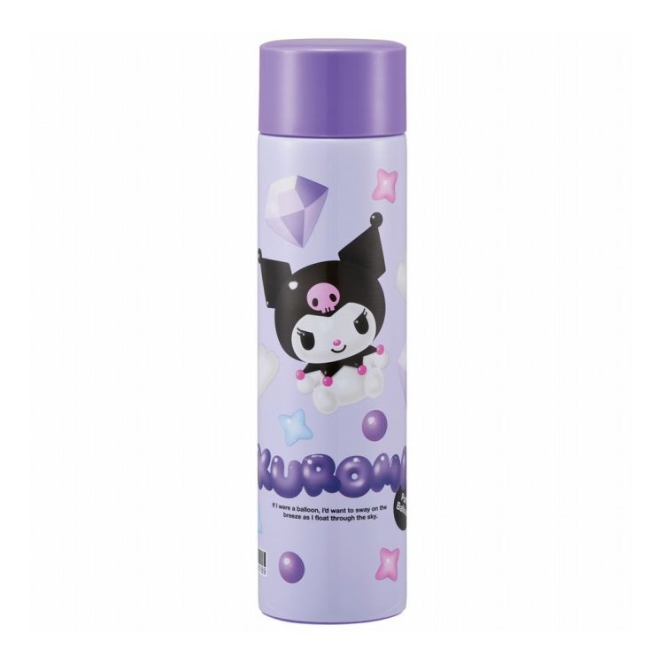 サンリオ sanrio クロミ ぷっくりバルーン ポケット ステンレス マグ 160ml 水筒 ボトル ミニサイズ 保温 保冷 SMBC1BL キャラクター スケーター skater【送料無料】