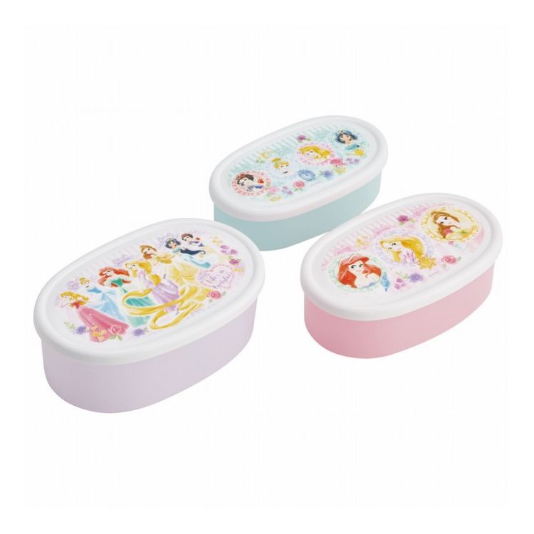 Condiments Container - ディズニー Disney プリンセス 2026 保存容器 入れ子式 3個セット SRS3S キャラクター スケーター skater