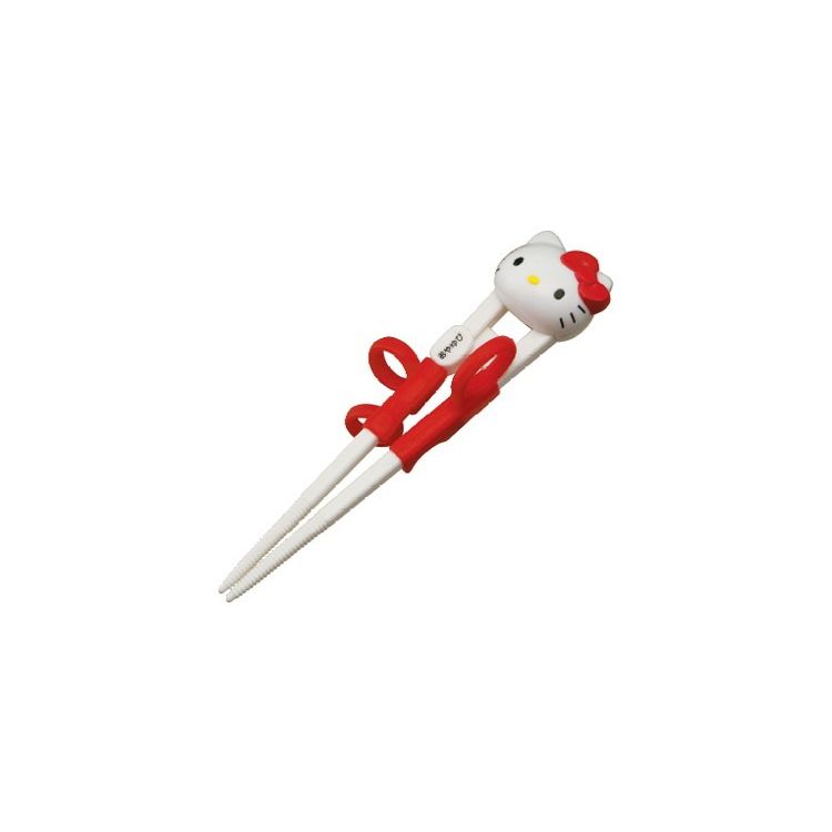 サンリオ sanrio ハローキティ くまとリボン キャラクターダイカットトレーニング箸 右利き用 子供 おはし 練習 ベビー食器 ADXT1D スケーター skater