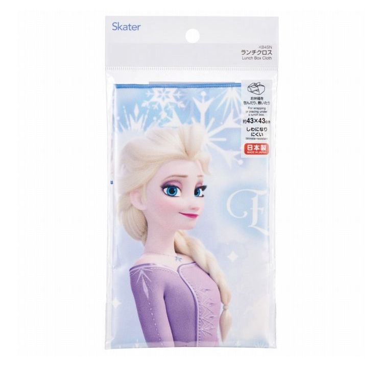 Disney Frozen 2026 paño de almuerzo Furoshiki mantel de tela lonchera envoltura KB4SN niños personaje patinador Skate — vista 2