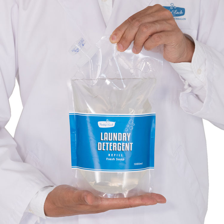 詰め替え 詰替え ランドリー洗剤 1000ml フレディ レック 洗濯洗剤リフィル フレッシュ ソープ の香り ..