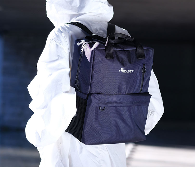 リコメン堂のロルサー ROLSER TSHOP 2WAY バックパック キャリーカート ショッピングカート 29L 止水ジッパー 持ち込み可能サイズ おしゃれ 折りたたみ 360度回転 タイヤ付き 日常使い 買い物 ビジネス 出張【送料無料】｜アングル3