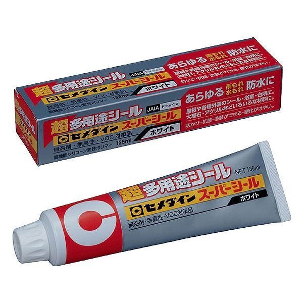 セメダイン セ) スーパーシール 135ml ホワイト SX-001(4)