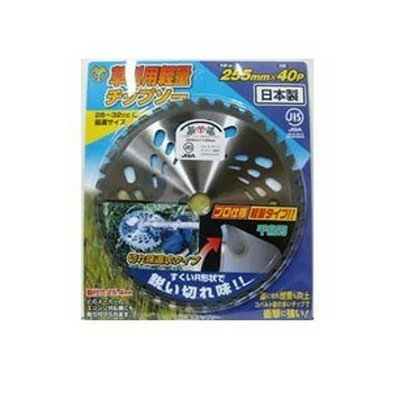 浅香工業 草刈用軽量チップソー255×40 LK型 #130938(代引不可)【送料無料】