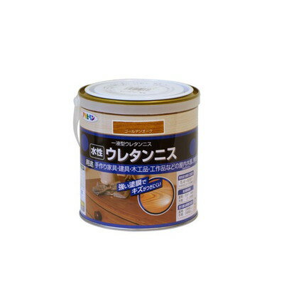 アサヒペン 水性ウレタンニス 0.7L (ゴールデンオーク)(代引不可)【送料無料】