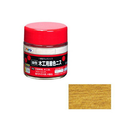 【商品説明】●着色と美しいツヤだしが同時にでき、木目を生かした美しいツヤに仕上がります。●摩擦、衝撃に強く、耐久性に優れているので、木製家具、木工品、廊下、建物木部のニス仕上げに最適です。【用途】●適した場所：屋内外区分　屋内外用。●木製家具、木工品、フローリング、屋内外の木部、木製品。●内容量：100mL●カラー：透明(クリヤ)●重量：260g●標準塗り回数：2回塗り●光沢：ツヤあり●塗膜の仕上がり：半透明●塗料タイプ：1液型ウレタン樹脂塗料●乾燥時間：夏期　1〜2時間/冬期　3〜6時間●塗り重ね時間の目安：夏期　1日以上/冬期　2日以上●塗り面積： 0.7〜1.1平方メートル (タタミ0.4〜0.6枚分)●はがれかかった古い塗膜は取り除き、汚れやワックスを取り、油分はペイントうすめ液でふき取ります。●目の粗い木は、サンドペーパー（#240程度）を軽くかけてから、とのこや木部用プライマーで目止めをします。●塗りにくい時は、ペイントうすめ液（5%〜10%以内）でうすめてください。●使い終えたハケや用具は、塗料が乾かないうちにペイントうすめ液で洗ってください。※メーカーの都合によりパッケージ、内容等が変更される場合がございます。当店はメーカーコード（JANコード）で管理をしている為それに伴う返品、返金等の対応は受け付けておりませんのでご了承の上お買い求めください。【代引きについて】こちらの商品は、代引きでの出荷は受け付けておりません。【送料について】北海道、沖縄、離島は送料を頂きます。