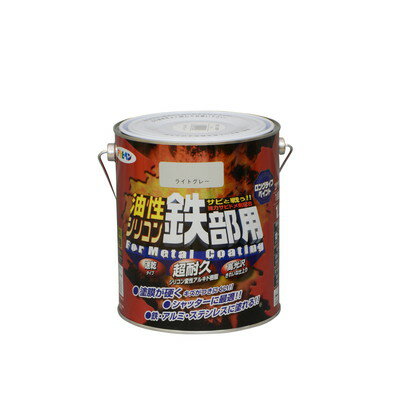 樂天商城 - アサヒペン AP 油性シリコン鉄部用 1.6L ライトグレー(代引不可)【送料無料】