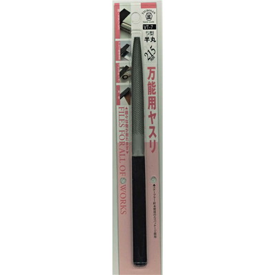 TSUBOSAN 万能ヤスリ 半丸 大荒目 110mm VT-7(代引不可)【送料無料】