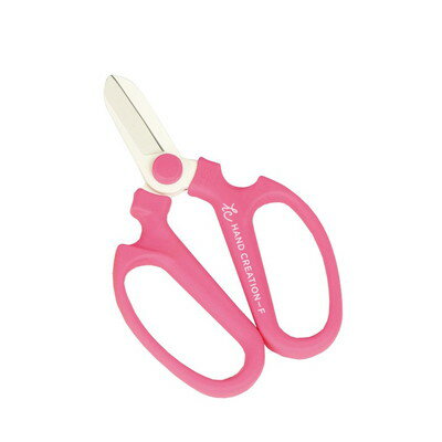 【商品説明】●ハンドクリエーションのコンパクトサイズ。●女性の手の大きさに合わせて設計された生花はさみです。●最高級フッ素加工で錆びにくく、お手入れが簡単です。●用途：生花、園芸用鋏などに。●サイズ：全長：155mm/刃長：43mm●重量：...