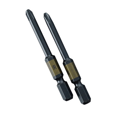 フジ矢 段付ビット(黒金・2本組)+2×65mm 5202D-65-BG(代引不可)