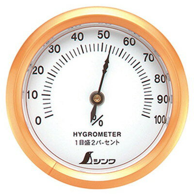 シンワ測定 72668湿度計T-3丸型6.5ホワイト #72668(代引不可)