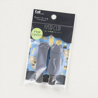 【商品説明】●ねこをモチーフにした前髪クリップです。●クセがつきにくい。●サイズ：65×20×10mm●重量：6g●材質：樹脂部/ABS樹脂金属部/鉄(ニッケルメッキ仕上げ)バネ/ステンレススチールネジ/アルミニウム●中国※メーカーの都合によりパッケージ、内容等が変更される場合がございます。当店はメーカーコード（JANコード）で管理をしている為それに伴う返品、返金等の対応は受け付けておりませんのでご了承の上お買い求めください。【代引きについて】こちらの商品は、代引きでの出荷は受け付けておりません。【送料について】北海道、沖縄、離島は送料を頂きます。