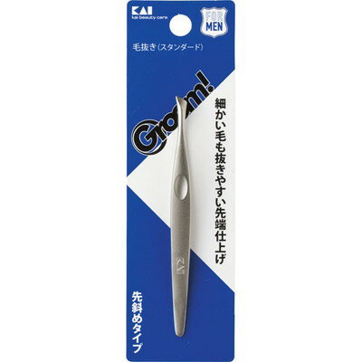 【商品説明】●細かい毛も抜きやすい直線仕上げの毛抜き。●サイズ：92X4X13mm●重量：11g●材質：本体・鉄（ニッケルメッキ仕上げ）●日本※メーカーの都合によりパッケージ、内容等が変更される場合がございます。当店はメーカーコード（JAN...