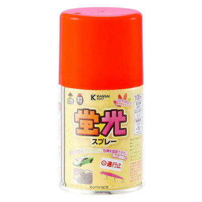 カンペハピオ 蛍光スプレー 蛍光レッド 100ML #00747641632100(代引不可)