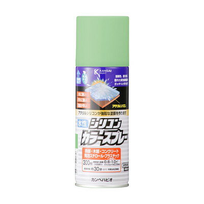 カンペハピオ 水性シリコンカラースプレー サーフグリーン 300ML #00507654072300(代引不可)