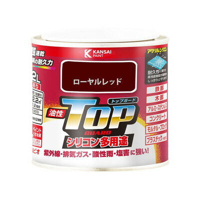カンペハピオ 油性トップガード ローヤルレッド 0.2L #00017645141002(代引不可)