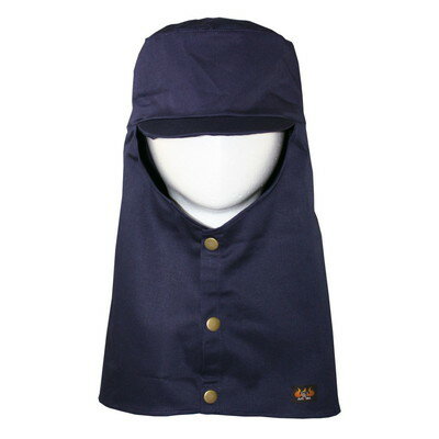 日光物産 AMTX AX1302 防炎頭巾 ツバ有 M ネイビー(代引不可)【送料無料】