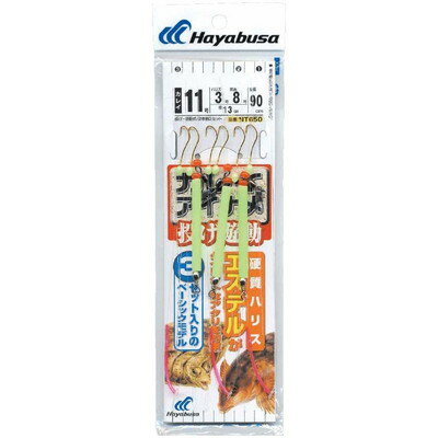 HAYABUSA 投げ カレイ アイナメ 遊動式 2本鈎3セット NT650 14号 ハリス4 NT650-14-4(代引不可)