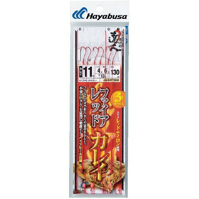HAYABUSA 投げの達人 ファイアレッドカレイ NT360 11号 ハリス4 NT360-11-4(代引不可)
