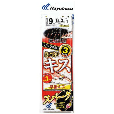 【商品説明】●硬質ハリスエステルがダイレクトなアタリを実現。●全長：1m●鈎：9●ハリス：1.5●幹糸：3●※画像はイメージです。※メーカーの都合によりパッケージ、内容等が変更される場合がございます。当店はメーカーコード（JANコード）で管理をしている為それに伴う返品、返金等の対応は受け付けておりませんのでご了承の上お買い求めください。【代引きについて】こちらの商品は、代引きでの出荷は受け付けておりません。【送料について】北海道、沖縄、離島は送料を頂きます。