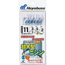 HAYABUSA 超大型ニシン専用 フラッシュハゲ皮 6本鈎 HS564 11号 ハリス3 HS564-11-3(代引不可)