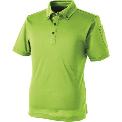 中国産業 Cs 1111-824-S 半袖ポロシャツ Yグリーン S #1111-824-S(代引不可)