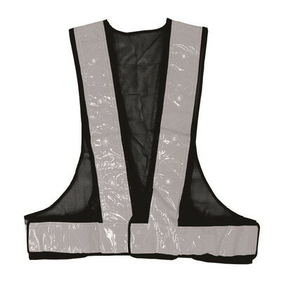 中国産業 Cs 0304-93-F 安全ベストLED 紺x銀 F #0304-93-F(代引不可)【送料無料】