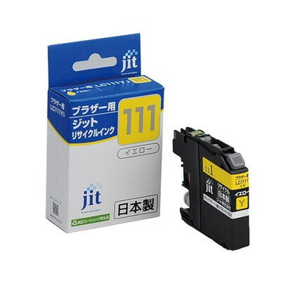 ジット ブラザー brother LC111Y対応ジットリサイクルインクカートリッジ イエロー JIT-B111Y(代引不可) ジット ブラザー brother LC111Y対応ジットリサイクルインクカートリッジ イエロー JIT-B111Y(代引不可)