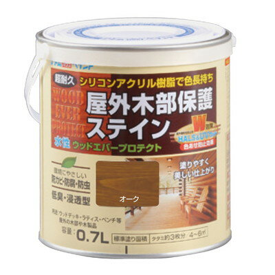 乐天商城 - アトムサポート 水性ウッドエバープロテクト0.7Lオーク(代引不可)【送料無料】