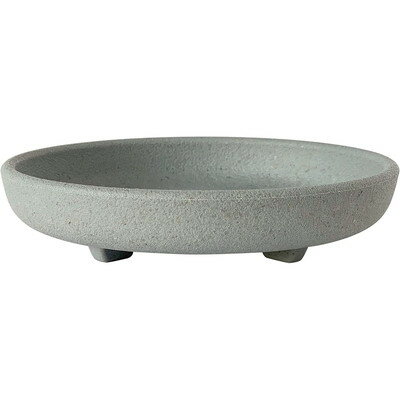 八幡化成 八幡 エコプレート丸型 3号 グレー(代引不可)