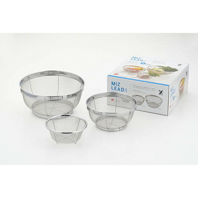 ヨシカワ ミズリードII ステンレスザル3pcs(15・19・25cm) SJ3467(代引不可)