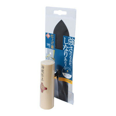 【商品説明】●強さの中にしなりあり。●強靭背金と板厚0.5mmの組み合わせで実現。●鏝が適度にすべる。●油焼き仕様。●サイズ（mm）：210×75×60●質量（g）：128●板長（mm）：180●板厚（mm）：0.3●柄部材質：木製●板部：ステンレス製●ご使用上の注意をご使用前に必ずお読みください。●日本※メーカーの都合によりパッケージ、内容等が変更される場合がございます。当店はメーカーコード（JANコード）で管理をしている為それに伴う返品、返金等の対応は受け付けておりませんのでご了承の上お買い求めください。【代引きについて】こちらの商品は、代引きでの出荷は受け付けておりません。【送料について】北海道、沖縄、離島は送料を頂きます。