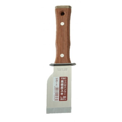 ライフテック ツバ付ハンマー最高級木柄ステン皮スキ L-90(代引不可)