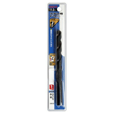【商品説明】●先端研磨シンニング刃。●コバルトハイス鋼を使用。●ステンレスなどの難削材に最適。●サイズ（mm）：142×11×11●質量（g）：76●適応材：軟鉄・鋳鉄・鉄鋼・ステンレス鋼●入数：1本●穴あけ可能深さ：ドリル径の5倍まで●材質：HSSCo●穴径（mm）：11●刃先保護をきれいな穴あけにはBIGMANドリルオイルの併用をお勧めします。●穴あけ加工以外の用途には使用しないで下さい。●ドリルは折れることがあります。●作業中は防護めがね、保安帽を着用してください。●穴あけ始めと、抜け際は押す力を緩めてください。●強い力で押し付けているとけがをすることがあります。●作業中は手袋を着用しないで下さい。●巻き込まれる恐れがあり危険です。●切れ刃を素手で触らないで下さい。●けがをすることがあります。●日本※メーカーの都合によりパッケージ、内容等が変更される場合がございます。当店はメーカーコード（JANコード）で管理をしている為それに伴う返品、返金等の対応は受け付けておりませんのでご了承の上お買い求めください。【代引きについて】こちらの商品は、代引きでの出荷は受け付けておりません。【送料について】北海道、沖縄、離島は送料を頂きます。
