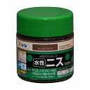 アサヒペン 水性ニス 100ML (ゴールデンオーク)(代引不可)