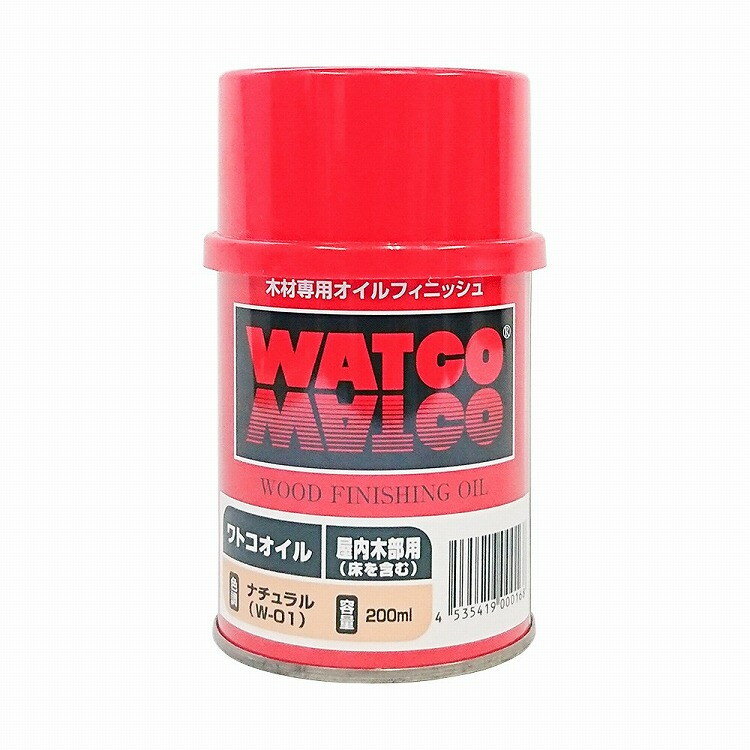 【商品詳細】●[用途]家具・工芸品など内装木部全般。●[特徴]亜麻仁油を主成分に塗装しやすい様に配合されたワトコシリーズの原点とも言えるスタンダード製品。●パッケージサイズ:幅67×高さ120mm。●パッケージ重量:200g。●容量:200ml。●色:ナチュラル。●乾燥時間:約24時間以上(20℃)。●塗り面積(m2):1Lあたり約10m2。【代引きについて】こちらの商品は、代引きでの出荷は受け付けておりません。【送料について】北海道、沖縄、離島は送料を頂きます。