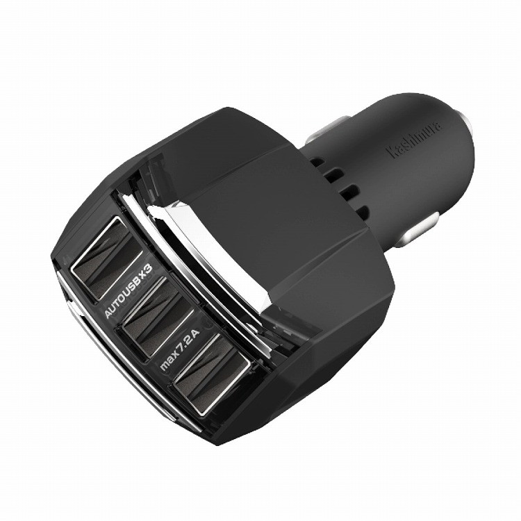 カシムラ DC-7.2A-USB3ポート AJ-560(代引不可)