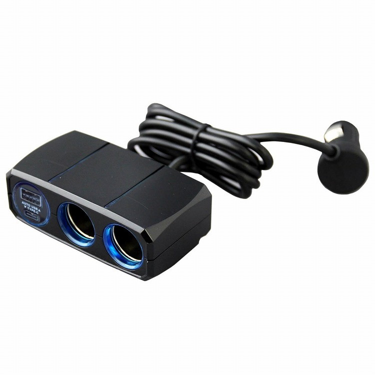 【商品説明】●取り回し自在のセパレートソケット。【商品詳細】●USB PD対応で対応端末を急速充電。●上下どちらの向きでも挿せるリバーシブルUSBポート。●セパレートソケット2口。●USB-Aポート×1、USB-C×1。●PD20W。●12-24V対応。●本体サイズ(約):W90×H34×D50mm。●パッケージサイズ(約):W110×H180×D60mm。【代引きについて】こちらの商品は、代引きでの出荷は受け付けておりません。【送料について】北海道、沖縄、離島は送料を頂きます。
