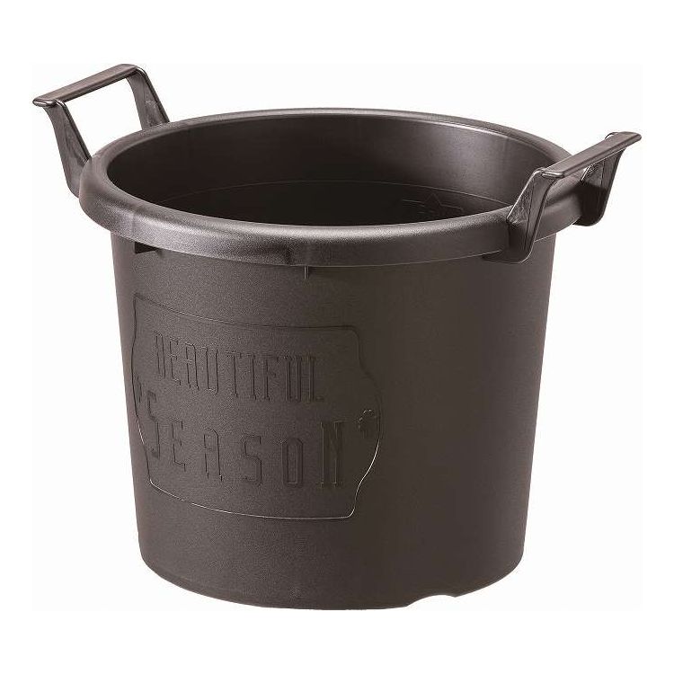 グロウコンテナ 24型 ブラック 大和プラスチック(代引不可)