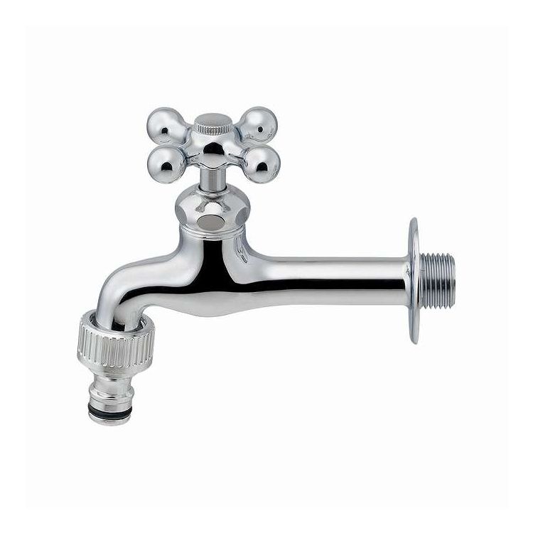 横水栓ロング カクダイ 701-121B-CH(代引不可)【送料無料】