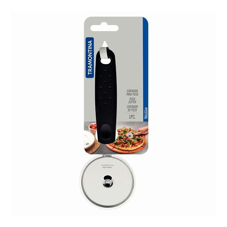 ピザカッター ブラック TRAMONTINA(トラモンティーナ) 25625/100(代引不可)